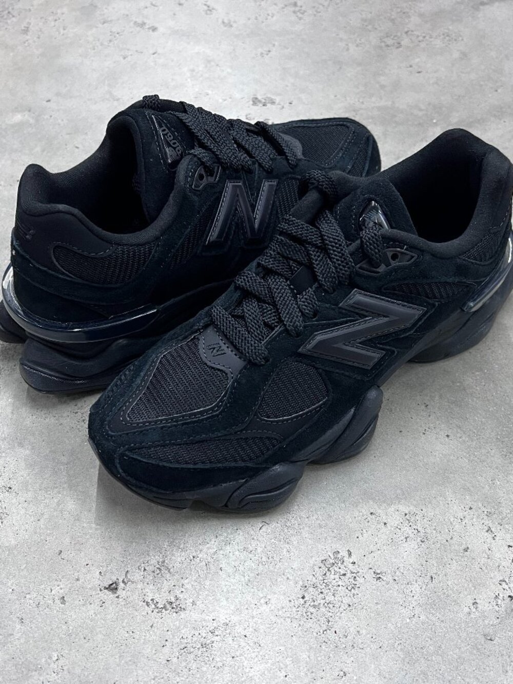New Balance 9060 Triple Black Suede Men's U9060BPM - New